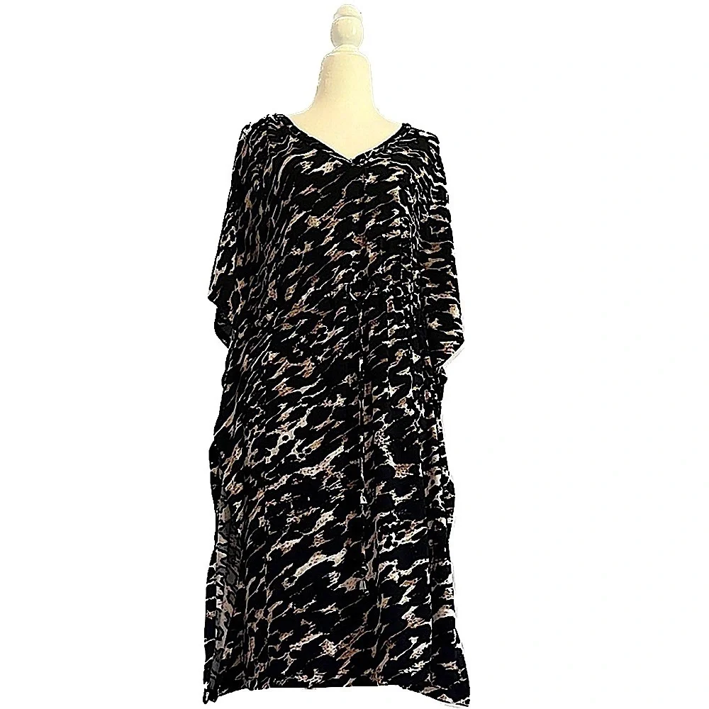 Calvin Klein Leopard Dress Size 6 Corpcore
